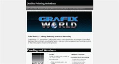 Desktop Screenshot of grafixworldllc.com